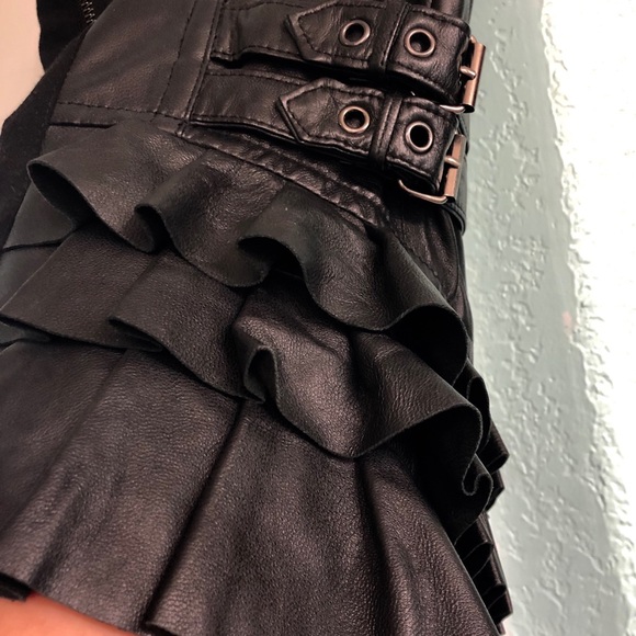 WILLIAM RAST SEXY LEATHER BUSTIER TOP - Picture 4 of 8